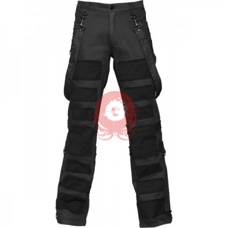 Reverence with Patch Bondage Straps Pants Reverence with Patch Bondage Straps Pants